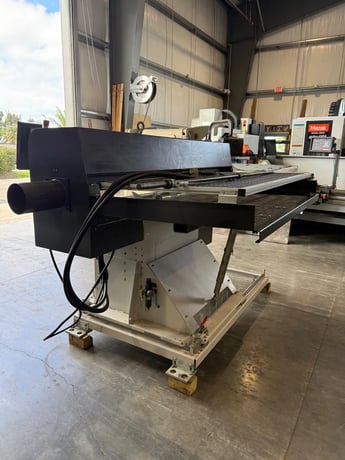 LNS #Quick-Load-Servo-S3, magazine barfeeder, 4.7" capacity, 63" length, Control pendant - Image 5