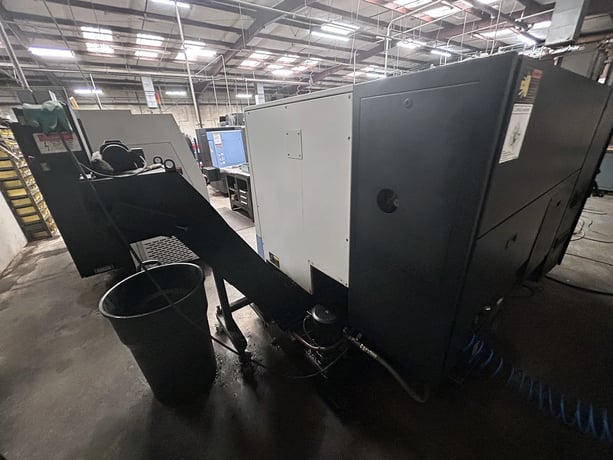 Daewoo Doosan #Puma-240MB, CNC lathe, 21.6" swing, 2.5" bar, 20 HP, A2-8, 12 turret, chip conveyor - Image 6