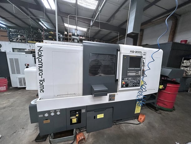 Nakamura Tome #AS-200LMYS, 15.7" swing, 8" chuck, 2.5" bar, 16.7" centers, Fanuc I, 2021 - Image 1