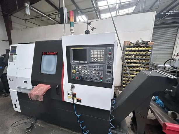 Samsung #SL-20BMC/500, CNC lathe, 20.1" swing, 8" chuck, 2.6" bar, 13.8" dia., 20" lgth, live tool - Image 2