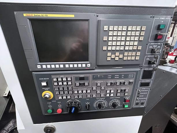 Samsung #SL-20BMC/500, CNC lathe, 20.1" swing, 8" chuck, 2.6" bar, 13.8" dia., 20" lgth, live tool - Image 5