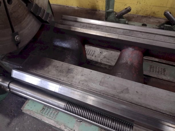 42" x 120" Ryazan #1H65, Engine Lathe, 4.5" Hole diameter, 39" 4-jaw chuck, 16" Steady rest, 30 HP, 500 RPM - Image 7