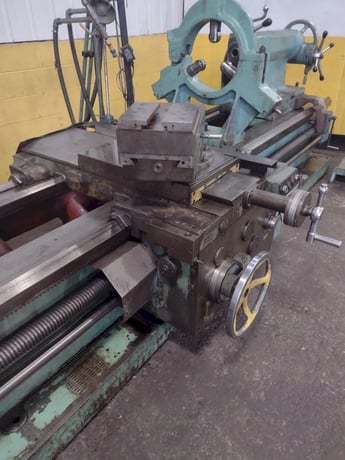 42" x 120" Ryazan #1H65, Engine Lathe, 4.5" Hole diameter, 39" 4-jaw chuck, 16" Steady rest, 30 HP, 500 RPM - Image 8