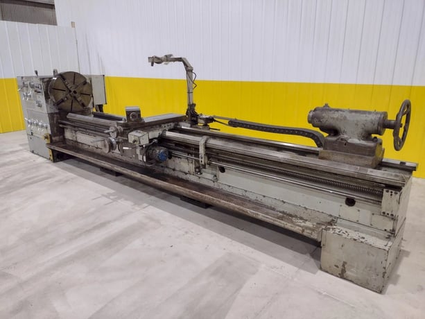 25"/35" x 157" Hercules #SPM-630x4000, Engine Lathe, 4.1" Bore, 1250 RPM, 2 Steady rest, 1997 - Image 1