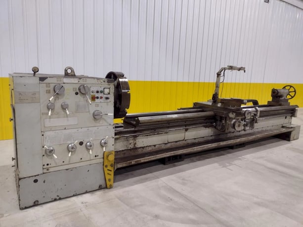 25"/35" x 157" Hercules #SPM-630x4000, Engine Lathe, 4.1" Bore, 1250 RPM, 2 Steady rest, 1997 - Image 2