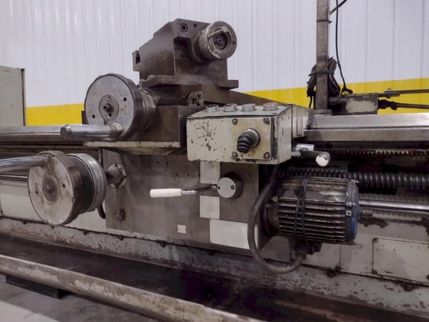 25"/35" x 157" Hercules #SPM-630x4000, Engine Lathe, 4.1" Bore, 1250 RPM, 2 Steady rest, 1997 - Image 5