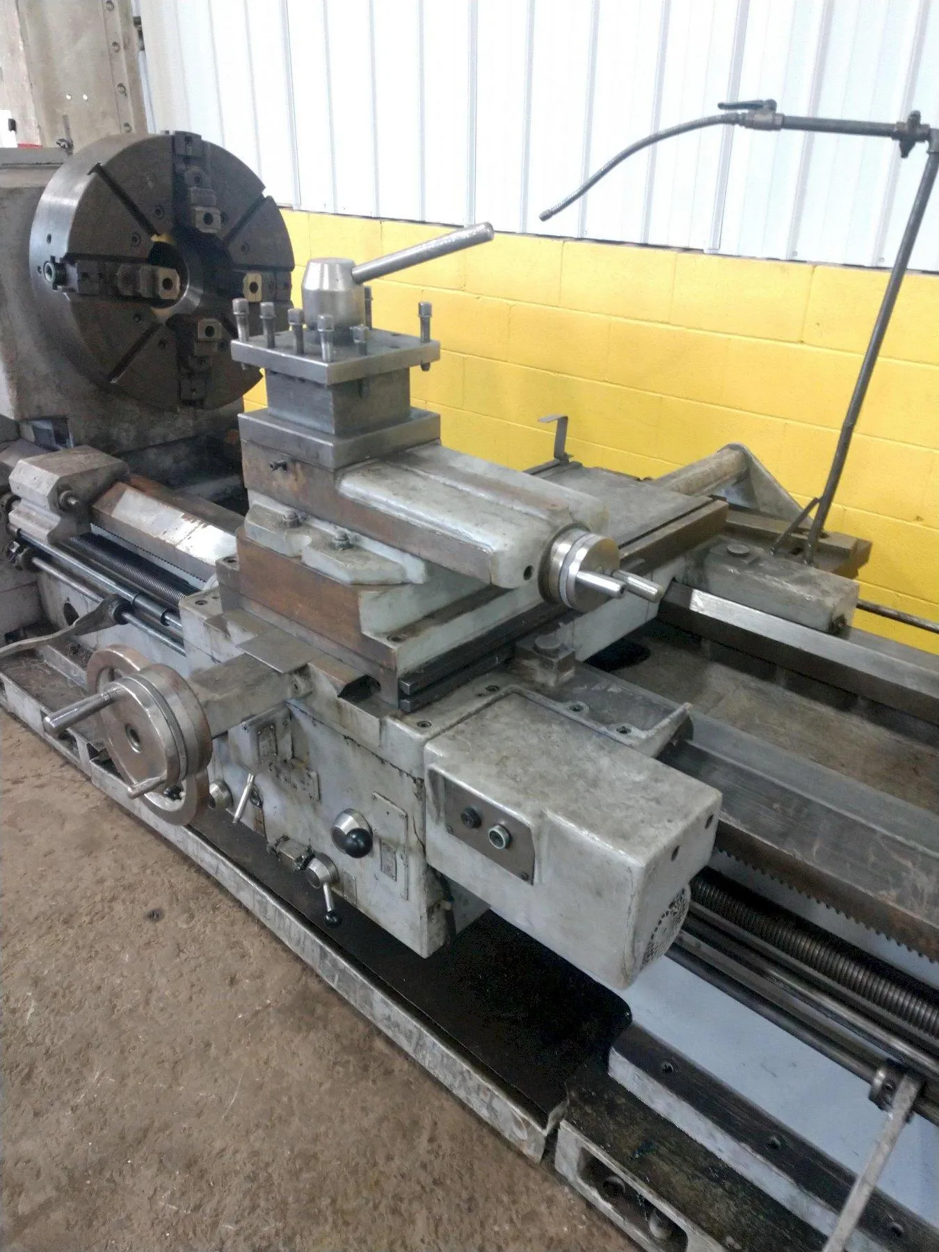 36" x 150" Sirco #PA-36, Engine Lathe, 5.5" Bore, 24" 4-jaw chuck, 15 HP, 500 RPM - Image 4