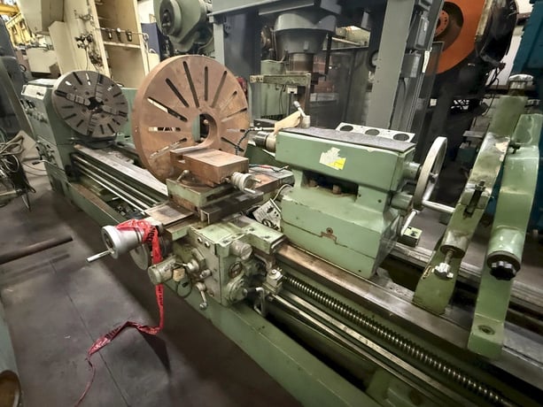 32" x 120" Timemaster #32/36"-x-120, Engine Lathe, 4.125" Spindle diameter, 23.75" 4-jaw chuck, 900 RPM - Image 3