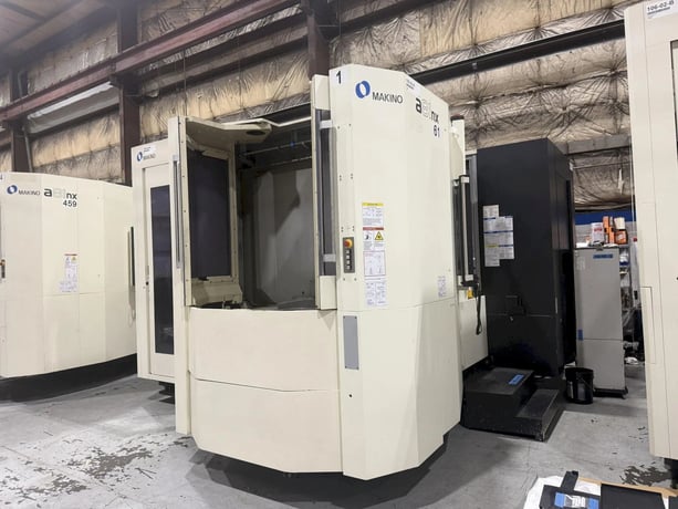 Makino #A81NX, CNC Horizontal Machining Center, 4-Axis, 35.4" X, 35.4" Y, 40.2" Z, 24.8" x 24.8" Pallet - Image 1