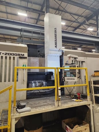 78.7" Amera Seiki #VT-2000RM, Vertical Boring Mill w/Live Tooling, 82.7" Swing, 78.7" Table diameter, 63" - Image 2