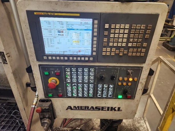 78.7" Amera Seiki #VT-2000RM, Vertical Boring Mill w/Live Tooling, 82.7" Swing, 78.7" Table diameter, 63" - Image 4