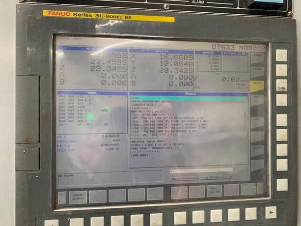 Toyoda #Wele-UA2090, Vertical Machining Center, 5-Axis, 78.7" X, 35.4" Y, 27.5" Z, 84.6" x 35.4" Clamping - Image 3