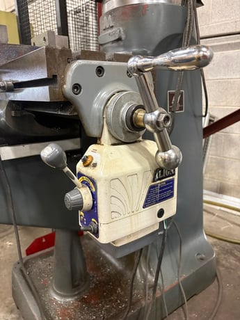 Maximart #2VS, Vertical Milling Machine, 9" x 49" table, 32.9" X, 12" Y, 5" quill travel, 15-3/4" vertical - Image 6