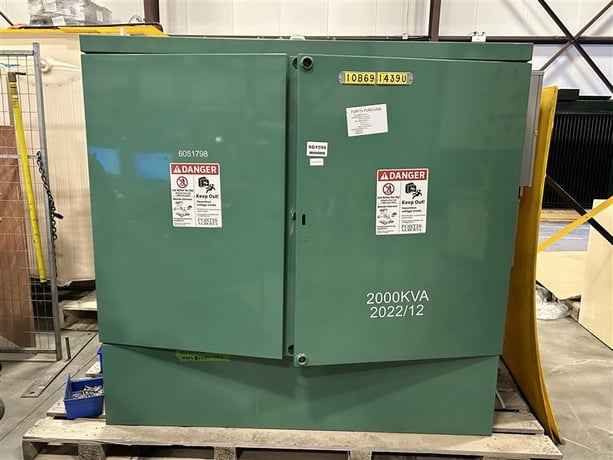 2000 KVA 24940Y Primary, 600Y Secondary, Surplec Transformer - Image 1