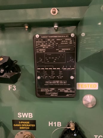 2000 KVA 24940Y Primary, 600Y Secondary, Surplec Transformer - Image 5