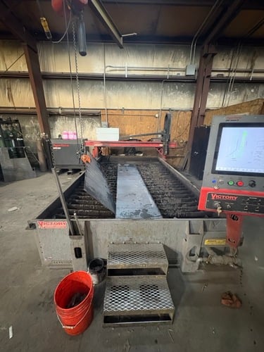 Victory #V610WU CNC Plasma, 6' x10' table, Hypertherm XPR300 & EDGE Connect, 2021 - Image 1