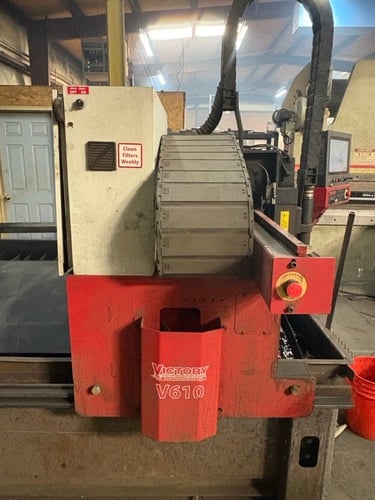 Victory #V610WU CNC Plasma, 6' x10' table, Hypertherm XPR300 & EDGE Connect, 2021 - Image 4