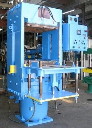 450 Ton, Up-act, 30" x30", slab-side, 34" daylight, 28" stroke, 24" ram, side cylinder, gib guide, #2414 - Image 1