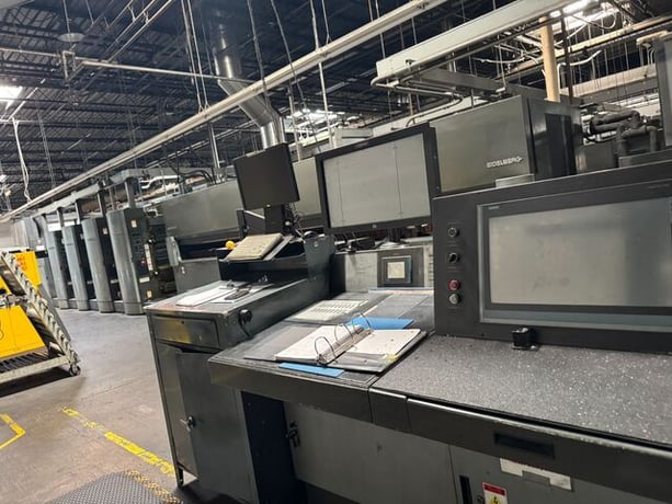 Heidelberg #M130, 4-Unit Heatset Web Offset Press, 16 page, 22.75" Cutoff, 38" Web, 2005 - Image 2