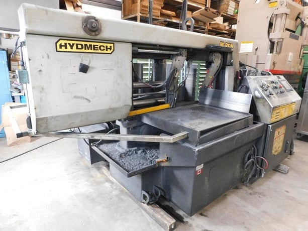 30" x 20" Hydmech #M-20A, Bandsaw, 20' 6" x 1-1/2" x 0.05" blade, 10 HP, 350 SFM, 33" stroke, 480 V., unused - Image 1