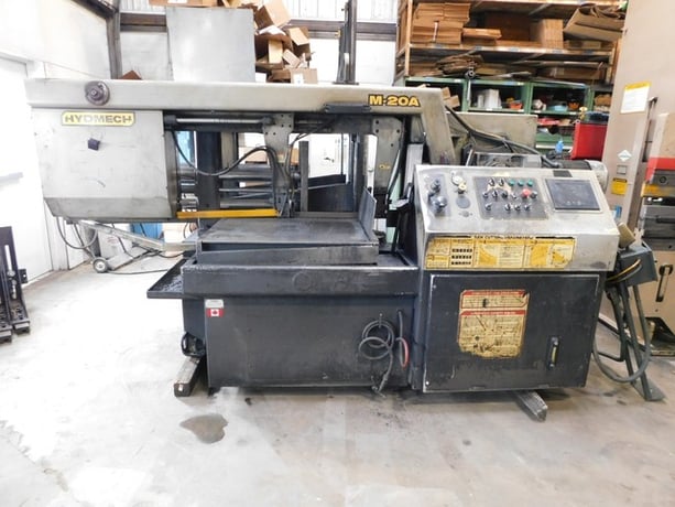 30" x 20" Hydmech #M-20A, Bandsaw, 20' 6" x 1-1/2" x 0.05" blade, 10 HP, 350 SFM, 33" stroke, 480 V., unused - Image 4