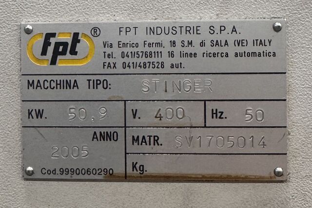 FPT #STINGER, CNC horizontal machining center, 9476 hours, 2005 - Image 10