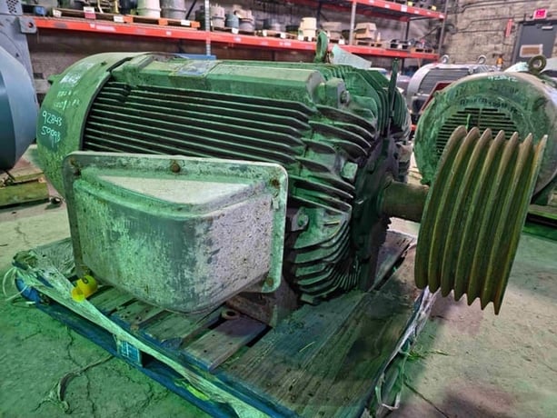 250 HP 1200 RPM Teco Westinghouse, Frame 5009B, TEFC BB, 2300/4160 Volts - Image 1