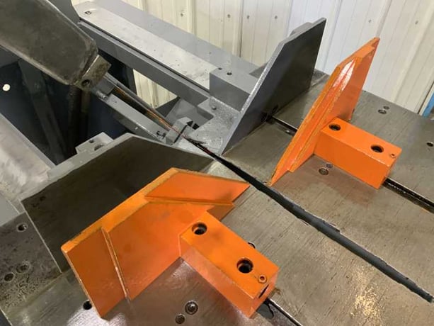 18" x 20" Metalmizer #MS2018-1, vertical band saw, dual vise, varispeed blade, vari-feed rate, 2 HP - Image 4