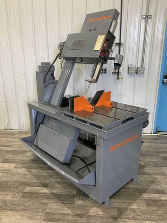 18" x 20" Metalmizer #MS2018-1, vertical band saw, dual vise, varispeed blade, vari-feed rate, 2 HP - Image 7