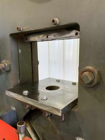 6" x 6" x 1/2" Edwards #120, hydraulic ironworker, 120 ton, 10 HP, 30 SPM, electric foot trip - Image 6