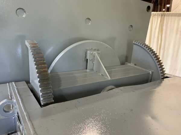 24000 lb. Aronson #HD240B, heavy duty welding positioner, 54" x 54" table, 135° power tilt, pendant Control - Image 7