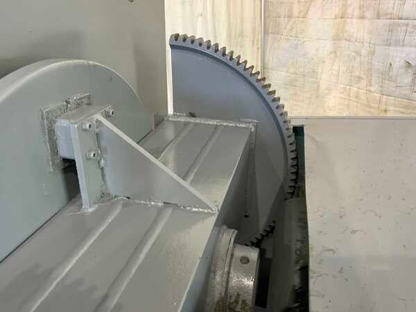 24000 lb. Aronson #HD240B, heavy duty welding positioner, 54" x 54" table, 135° power tilt, pendant Control - Image 10