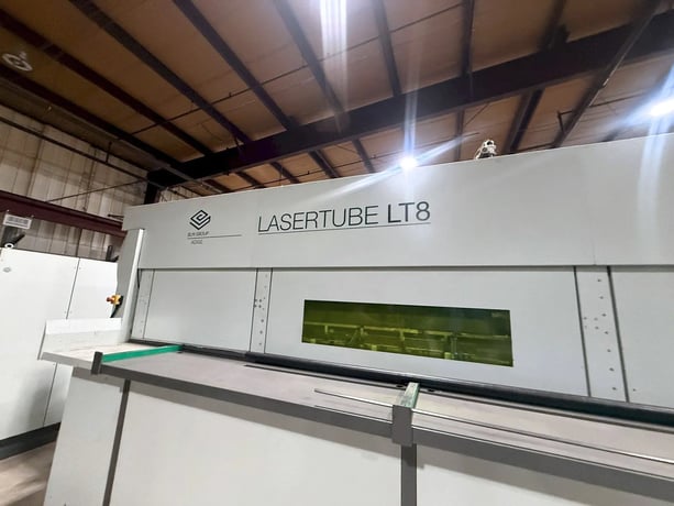 BLM #LT8, 2D fiber tube laser, 3000 watt, Siemens Simatic, chiller, dust collector, 2015 - Image 3