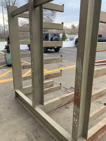 6 arm x 18" wide cantilever style ra, 84" height, 40" center between arms - Image 9