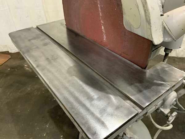 20" State Grinders #D20, pedestal disc sander, 27" x 10-1/2" tilting work table, forward & reverse spindle - Image 3