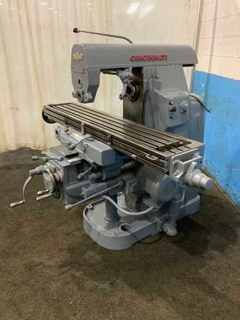 Cincinnati #3, horizontal mill, 60" x 12" table, coolant, rapid traverse, 7.5 HP, #50 NS - Image 2