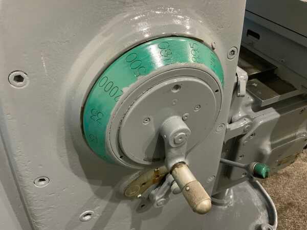 Cincinnati #3, horizontal mill, 60" x 12" table, coolant, rapid traverse, 7.5 HP, #50 NS - Image 5