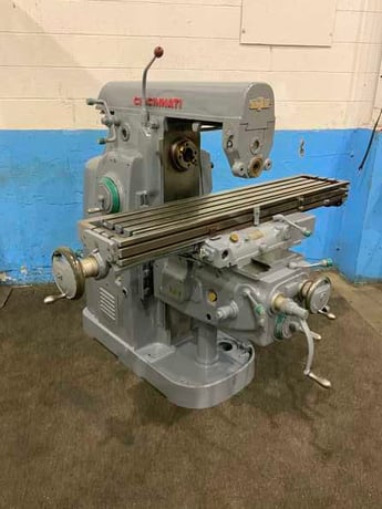 Cincinnati #3, horizontal mill, 60" x 12" table, coolant, rapid traverse, 7.5 HP, #50 NS - Image 7