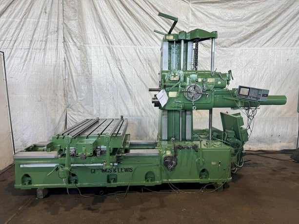 4" Giddings & Lewis #340-T, horizontal boring mill table type., 36" X, 36" Y, 60" Z, 1500 RPM, 20" spindle - Image 1