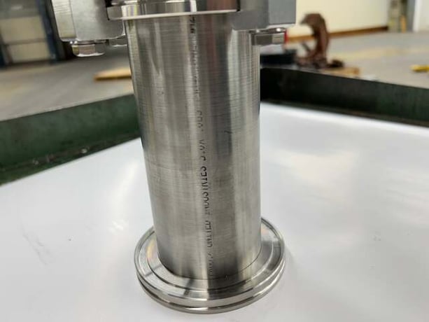VNE Sanitary Stainless Steel Valve Assembly - Image 2