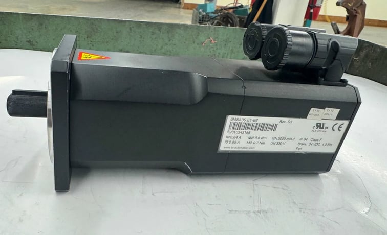 1 kW B & R Automation Servo Motor 8MSA3S.E1-B6 - 3000 RPM - Image 3