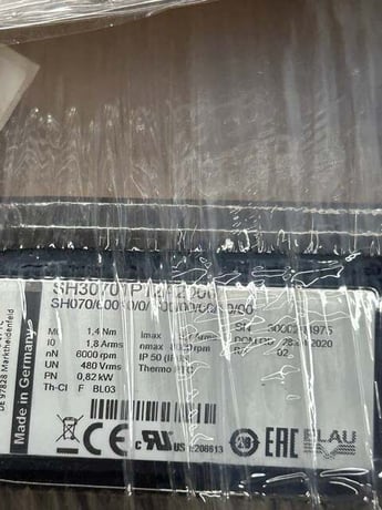 1 kW Schneider Electric Servo Motor SH30701P12F2000 - 6000 RPM - Image 3