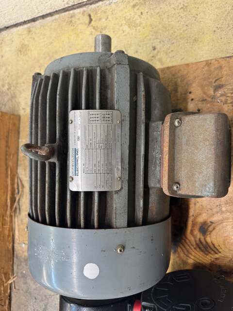 10 HP 1800 RPM Sterling Electric AC Motor J0104FFA0884A - Image 3