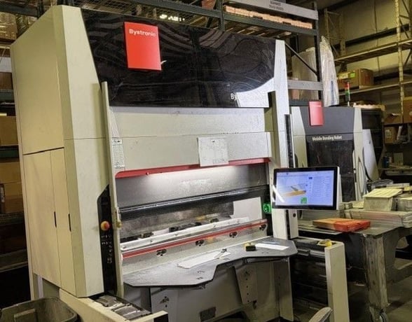 88 Ton, ByStronic #Bybend-Star-80/1530, robotic press brake, 5' overall, 61.8" between housing, 7.9" stroke - Image 2