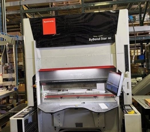 88 Ton, ByStronic #Bybend-Star-80/1530, robotic press brake, 5' overall, 61.8" between housing, 7.9" stroke - Image 3