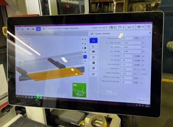 88 Ton, ByStronic #Bybend-Star-80/1530, robotic press brake, 5' overall, 61.8" between housing, 7.9" stroke - Image 4