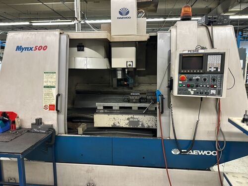 Daewoo Doosan #Mynx-500, CNC vertical machining center, 20 automatic tool changer, 40.2" X, 20.1" Y, 22.6" Z - Image 3