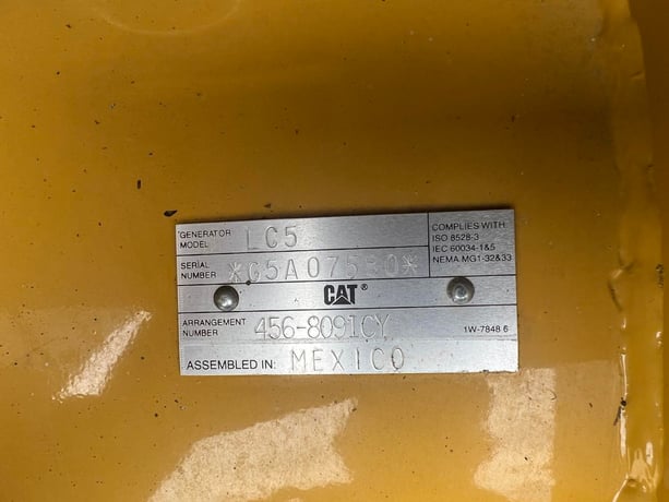 175 KW Caterpillar #D175-2, Diesel Generator Set, 275 HP CAT engine, 1800 RPM, circuit breaker, 277/480 - Image 10