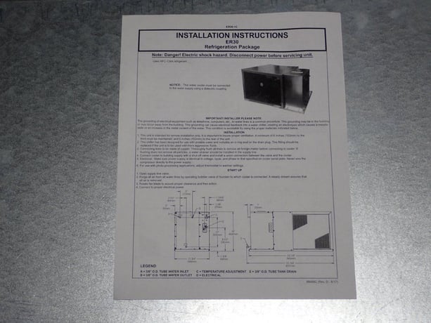 Elkay #ER30_1C, Water Chiller, R134A, 325 psi (2 available) - Image 2