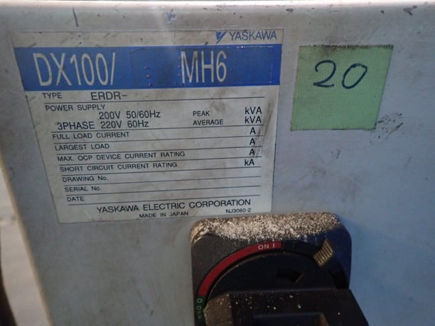 Yaskawa MH6, Electric Robot, JZRCR-YPP teach pendant (3 available) - Image 10